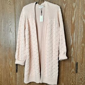 Calvin Klein NWT Women's Knit Cardigan Plus Size 0X Mid Sleeve Acrylic Casual